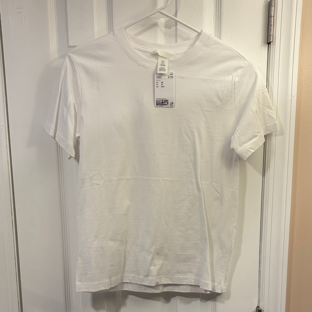 Classic Crew Neck White Women’s T-Shirt